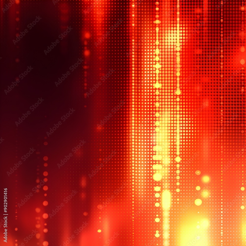 Aufkleber vibrant neon gradient backdrop with glowing digital patterns for tech and entertainment products