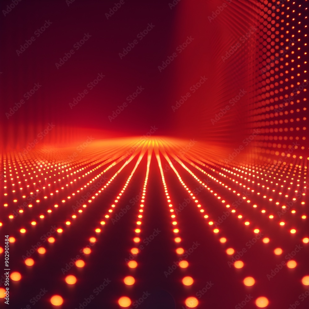 Poster vibrant neon gradient backdrop with glowing digital patterns for tech savvy entertainment products