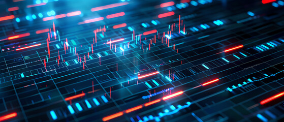 Fototapeta premium Examine the role of technology in modern investment management