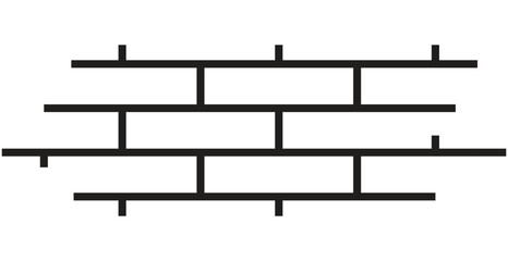 Brick wall background vector illustration, brickwork of construction, brick block wall designed in architecture style, Wall of bricks