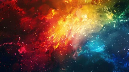 Fototapeta premium Abstract artistic colorful effect background, ai