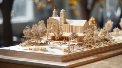 Historical Site Preservation Maquette Display