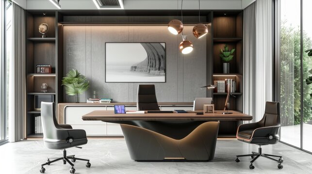 Modern Luxury Office Interior Design.