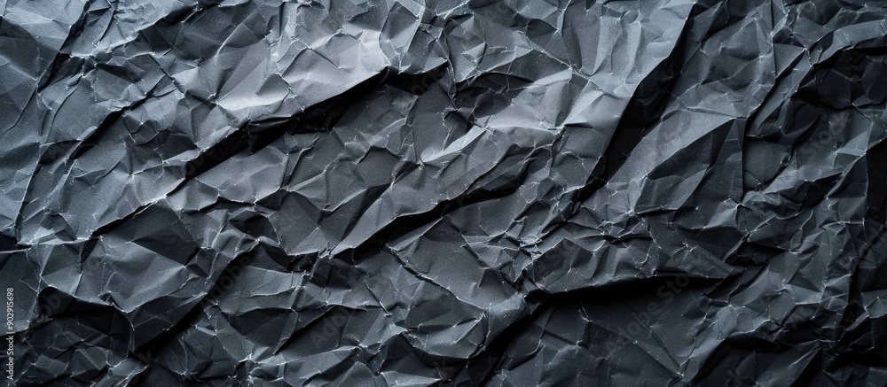 Leinwandbilder creative design templates against a backdrop of crumpled black paper for use with copy space images