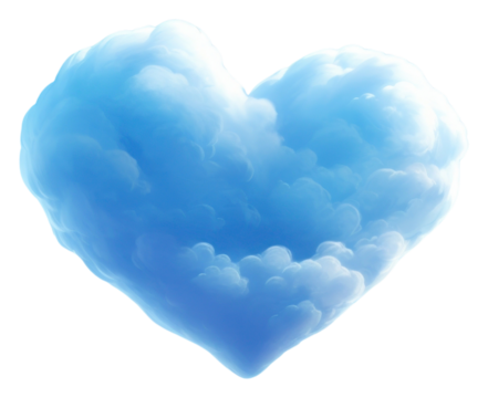 PNG Heart shape nature outdoors cloud.