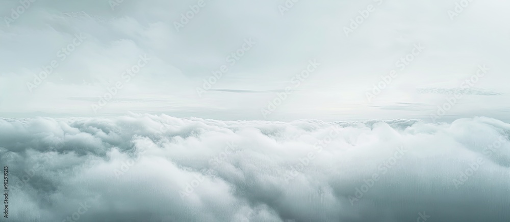 Poster overcast sky with a hazy appearance and no visible sun ideal for copy space image