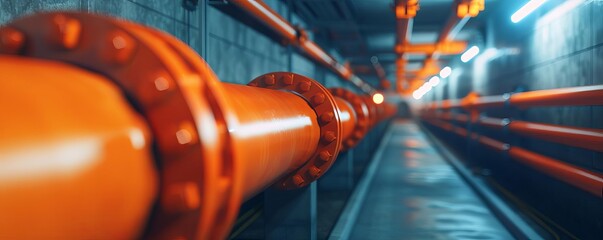 Underground geothermal power facility with advanced technology, showcasing future energy consumption methods, Future Geothermal Technology, Renewable Energy Consumption