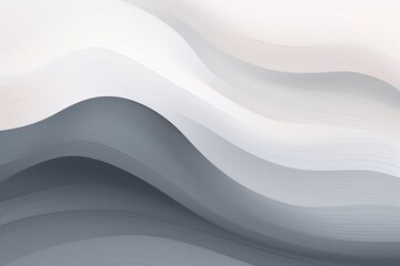 Obraz premium Abstract Gray and White Wave Background
