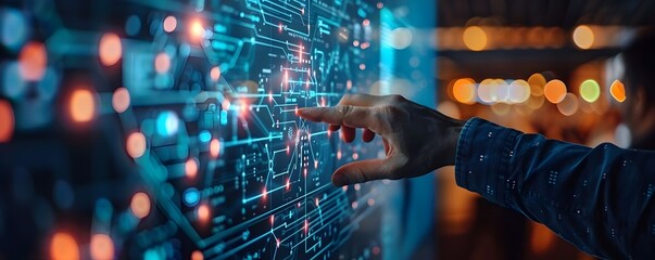 Digital Business Team Discussing Project Management Software on Dashboard