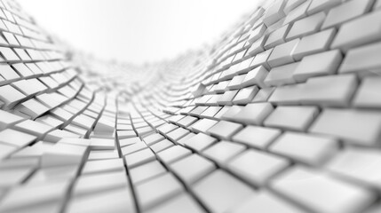 Abstract white and gray background design line tech illustration