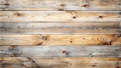 Naklejka premium Rustic Reclaimed Pine Wood Texture: Sun-Bleached and Weathered AI Generated