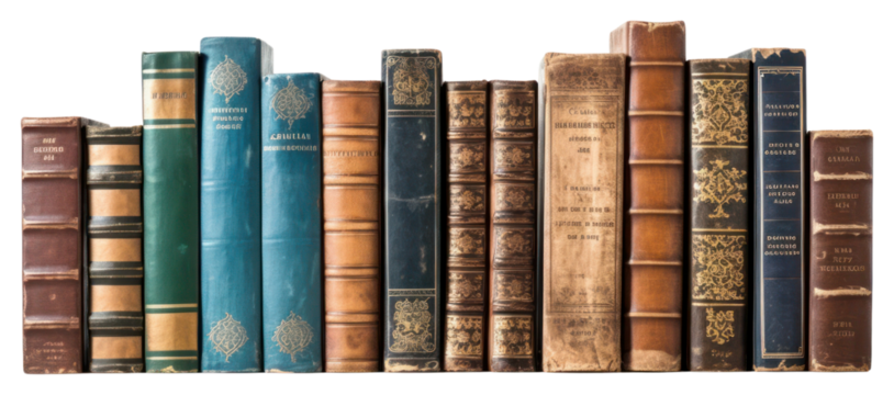 PNG Old books in the row publication library old.