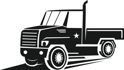 Logistics tracking and transport logo design