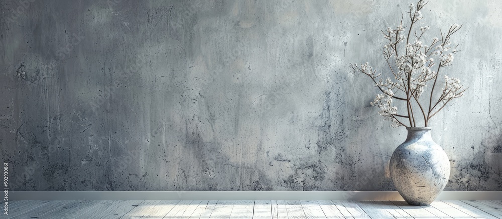 Leinwandbilder enhance your design with a textured plastered wall background ideal for displaying copy space image