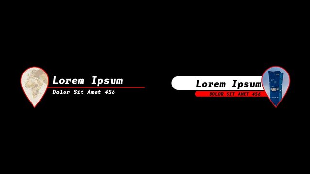 Clean Location With Image Call Out Title