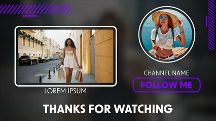 Social Media Video Outro and Endcard