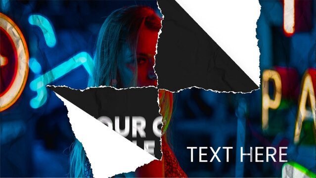 Paper Tear Modern Slideshow