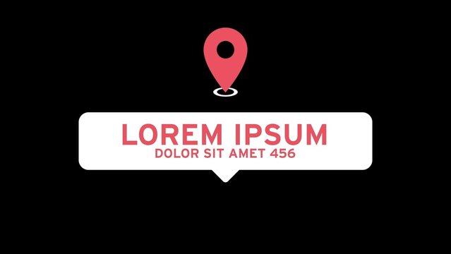 Location Call Out Pop Up Title