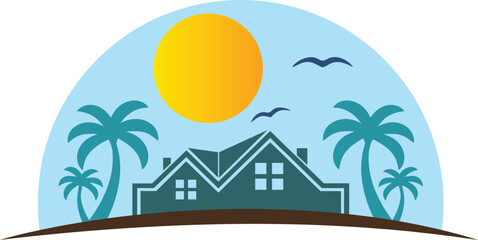 real estate property construction logo design