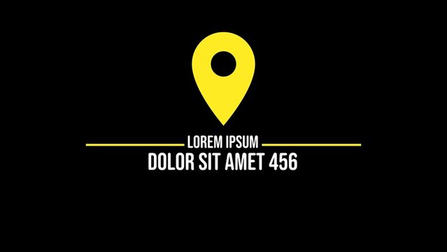 Modern Professional Location Title