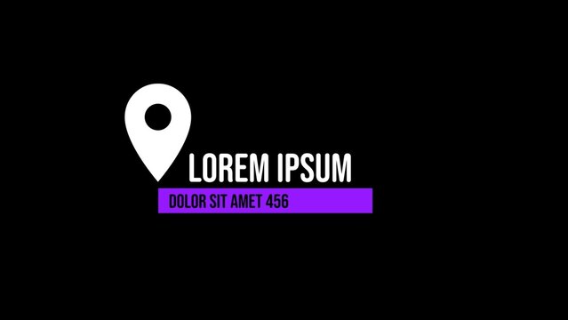 Kinetic Location Title