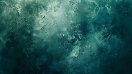 Obraz premium Abstract Textured Background in Deep Green Tones