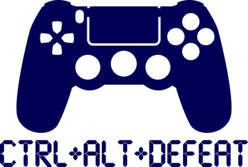 Gamer Logo, Game Controller Quote