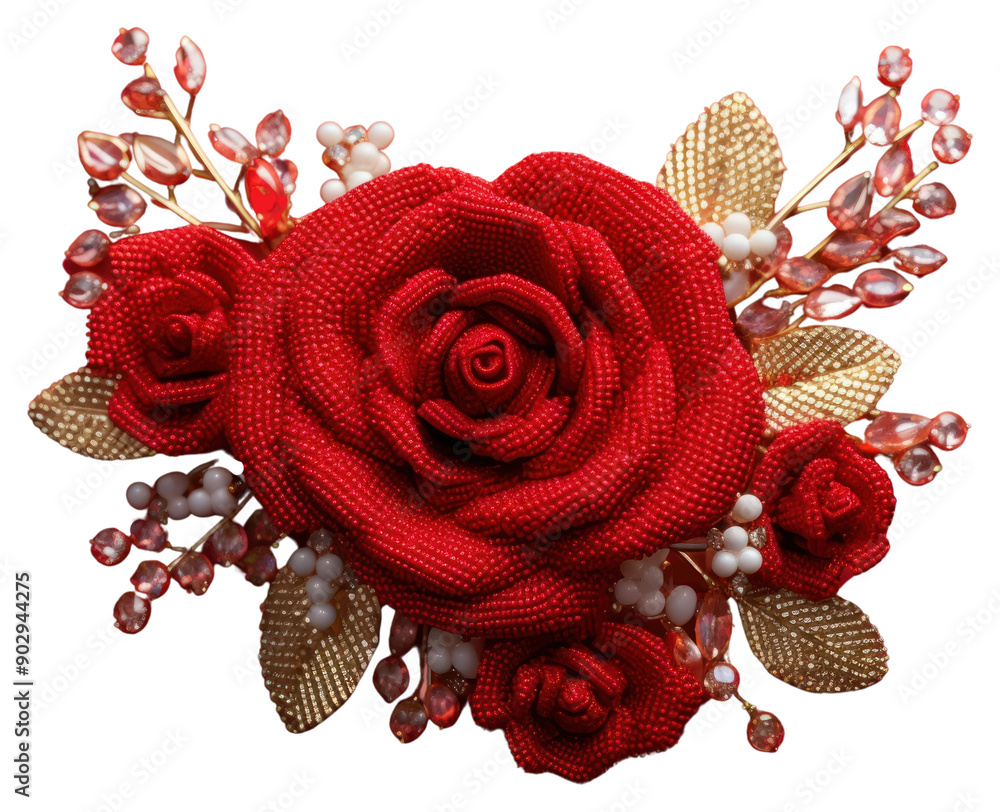 Poster PNG Roses jewelry brooch flower.