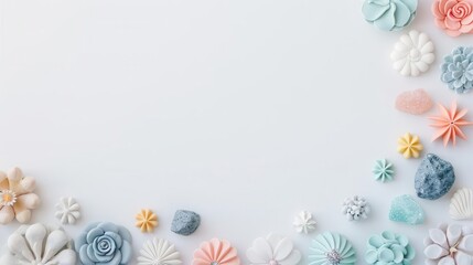 DIY project with foam clay and mineral embellishments, step-by-step process, Foam Clay and Minerals, handmade crafts