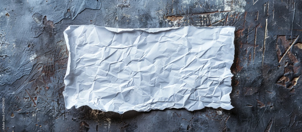Poster an empty sheet of paper with no writing on it providing space for text or images. creative banner. c
