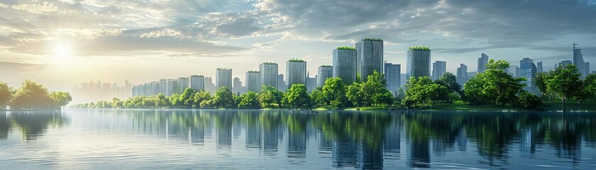 Water quality monitoring, holographic analysis, advanced environmental tech, sustainable solutions