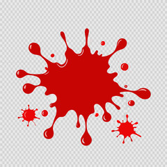 blood splash vector set