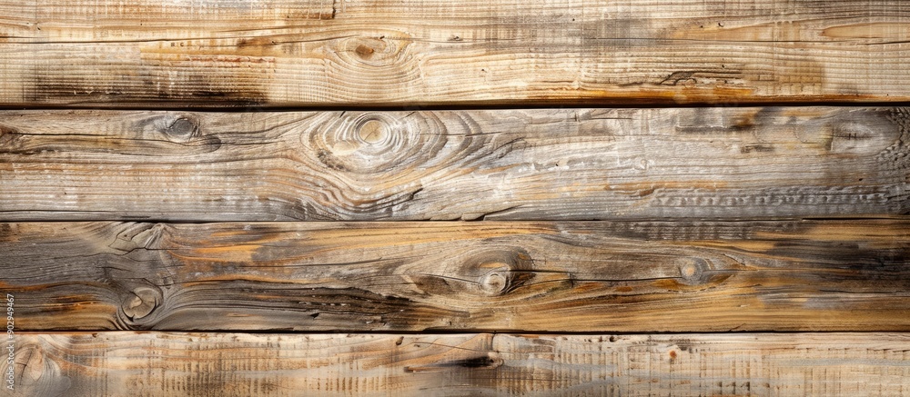 Poster Maple boards create a woody background with a textured wood surface for your design ideal for a copy space image