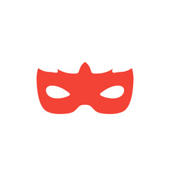 red superhero mask vector