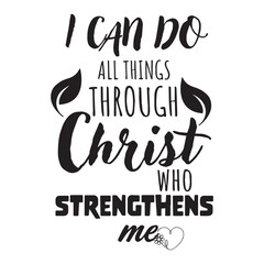 Biblical Phrase, Christian typography for print or use as poster, card, flyer or T shirt