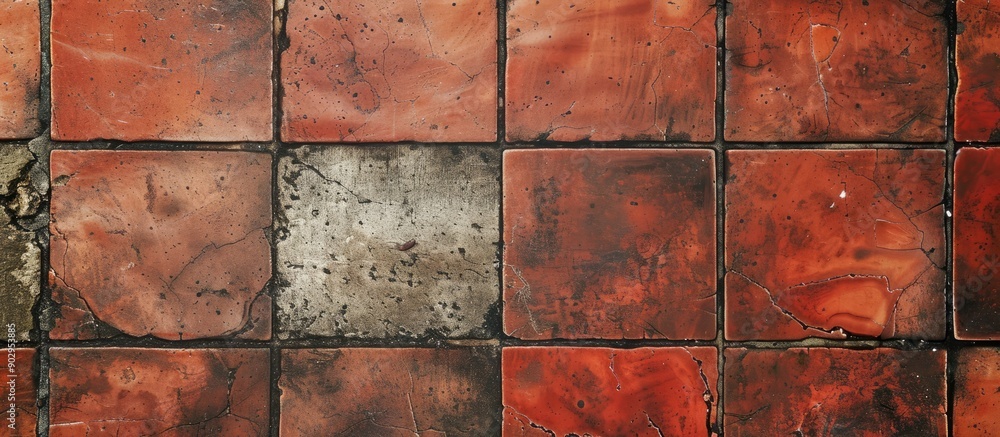 Aufkleber abstract background texture of urban tiles with copy space image