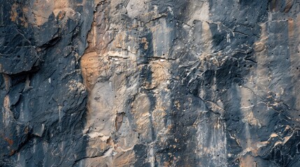 Fototapeta premium Texture of the walls of the mountain of montserrat, generative ai