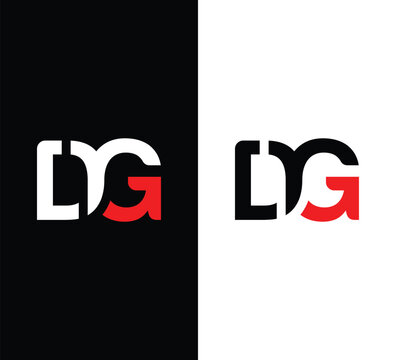 DRG monogram letter logo design