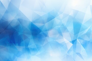 Obraz premium Abstract Blue Geometric Background