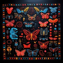 Fototapeta premium Panama Mola Tapestry 