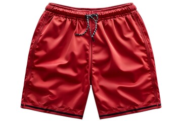 Stylish Red Swim Shorts for Summer Fun