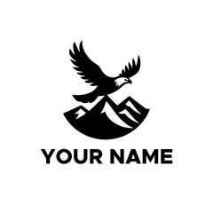 Fototapeta premium black eagle vector