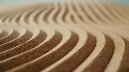 Naklejka premium A Close-up Shot of a Melting human zen gardens, raked diverse sand colors