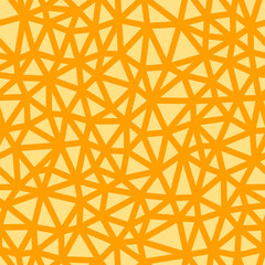 Minimal geometric background. Amber color. Small triangles size. Heavy lines weight. Repeatable pattern. Seamless tileable vector illustration.