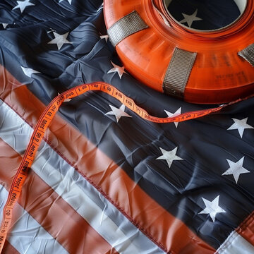 US Coast Guard Birthday background design wallpaper in Patriotic colors with text and stars. August 4 is United States Coast Guard Birthday, backdrop