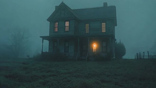 dark of a haunted house
