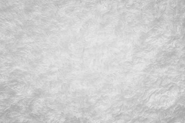 White terry cotton background with empty space