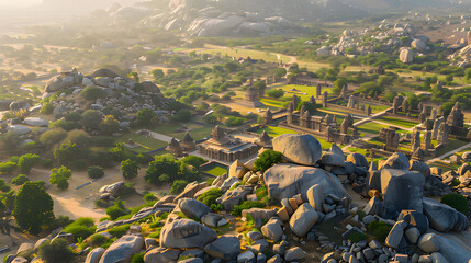 view of the mountains. Generative AI