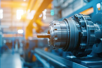 Fototapeta premium Industrial equipment showcasing stateoftheart machinery