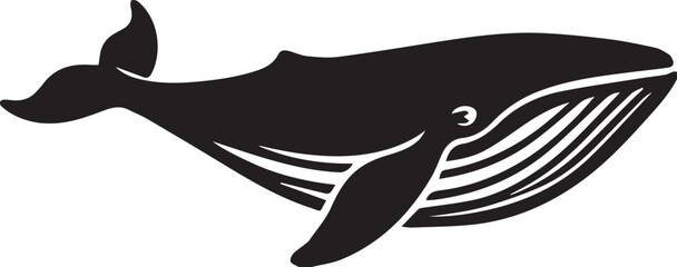 whale silhouettes vector illustration © Mohaiminul
